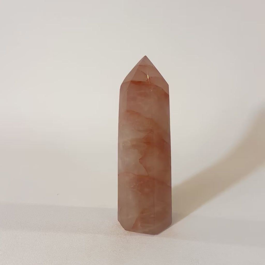 Fire Quartz Tower | ASH & STONE. Premium online crystals. Free express shipping NZ