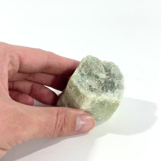 Raw Himalayan aquamarine crystal chunk | ASH&STONE Crystals Shop Auckland NZ