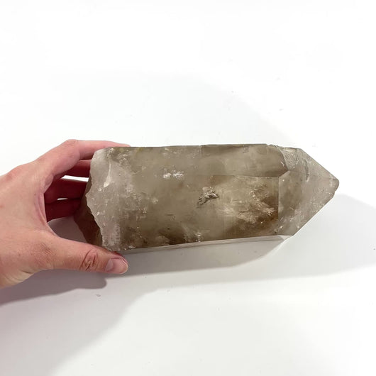 Large smoky quartz crystal point 2.37kg | ASH&STONE Crystals Shop Auckland NZ