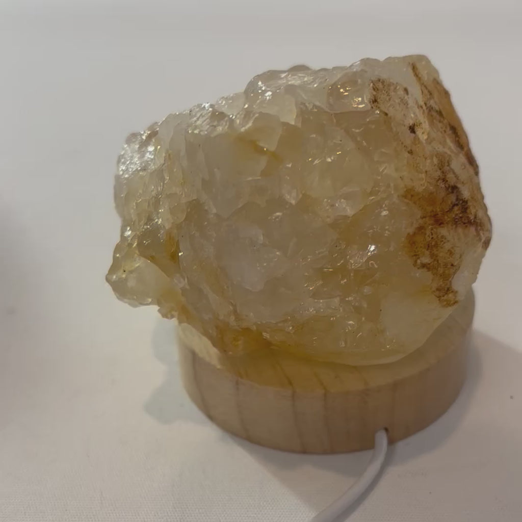 Golden healer crystal lamp | ASH&STONE Crystal Shop Auckland NZ