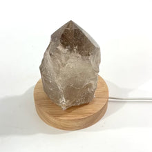 Load and play video in Gallery viewer, Smoky quartz crystal LED lamp | ASH&amp;STONE Crystal Shop Auckland NZ
