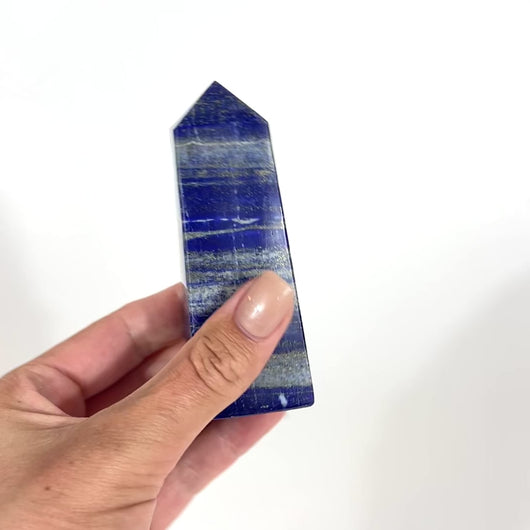 Lapis lazuli polished crystal generator | ASH&STONE Crystals Shop Auckland NZ