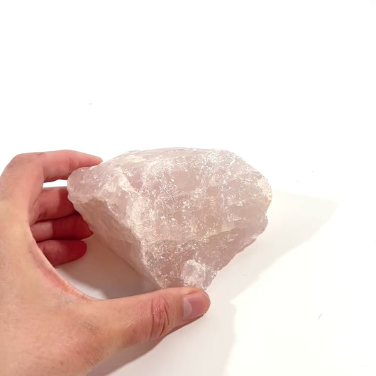 Rose quartz crystal chunk | ASH&STONE Crystal Shop Auckland NZ