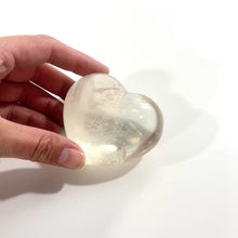 Load and play video in Gallery viewer, Clear quartz crystal heart | ASH&amp;STONE Crystal Shop Auckland NZ
