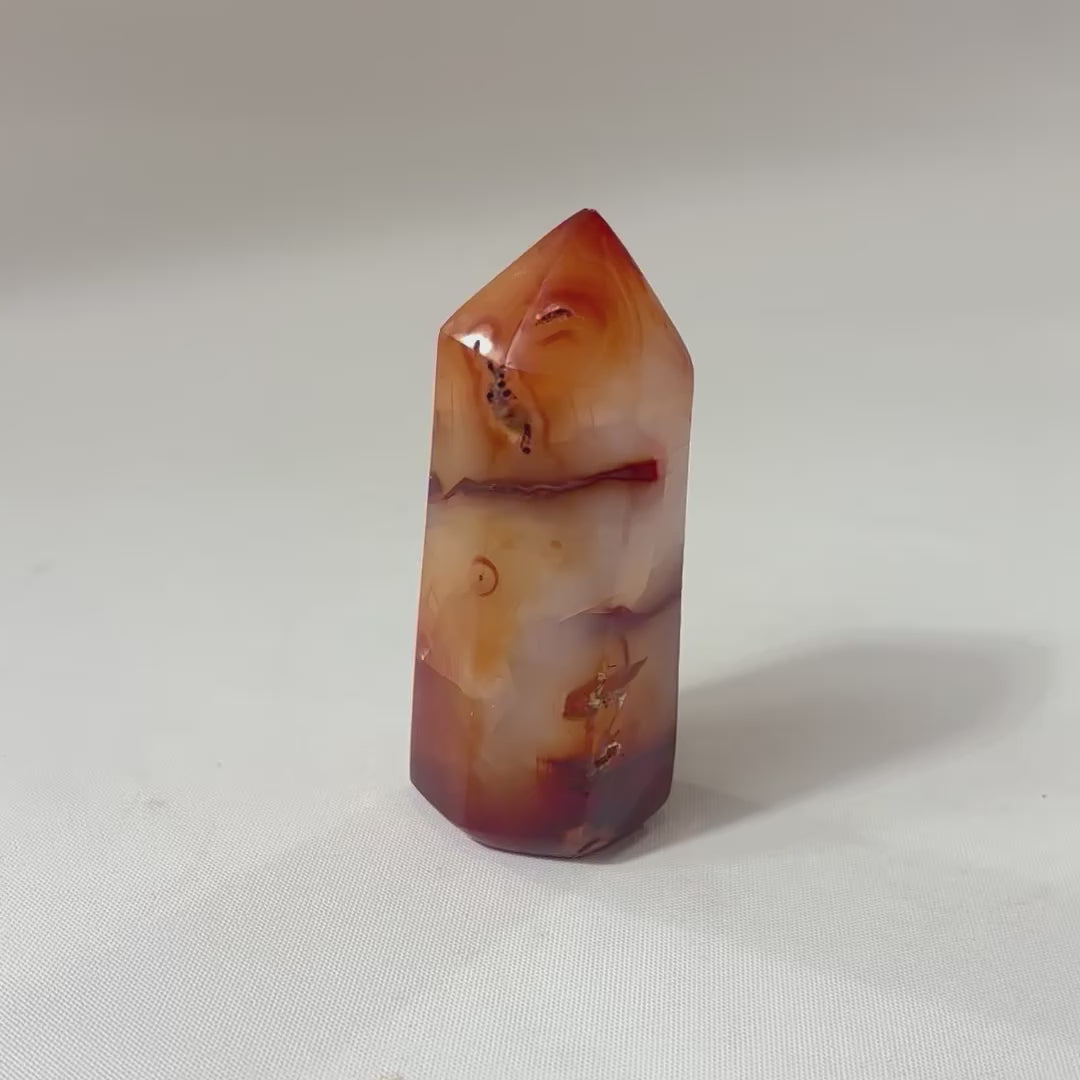 Carnelian Tower | ASH&STONE Crystal Jewellery Shop Auckland NZ