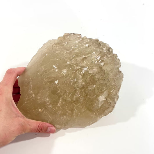 Large elestial natural citrine crystal 4kg | ASH&STONE Ceramics Shop Auckland NZ