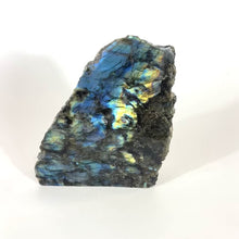 Load and play video in Gallery viewer, Large labradorite crystal chunk with polished front 3.26kg | ASH&amp;STONE Crystals Shop Auckland NZ
