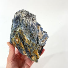 Load and play video in Gallery viewer, Large kyanite crystal cluster 2.18kg | ASH&amp;STONE Crystal Shop Auckland NZ
