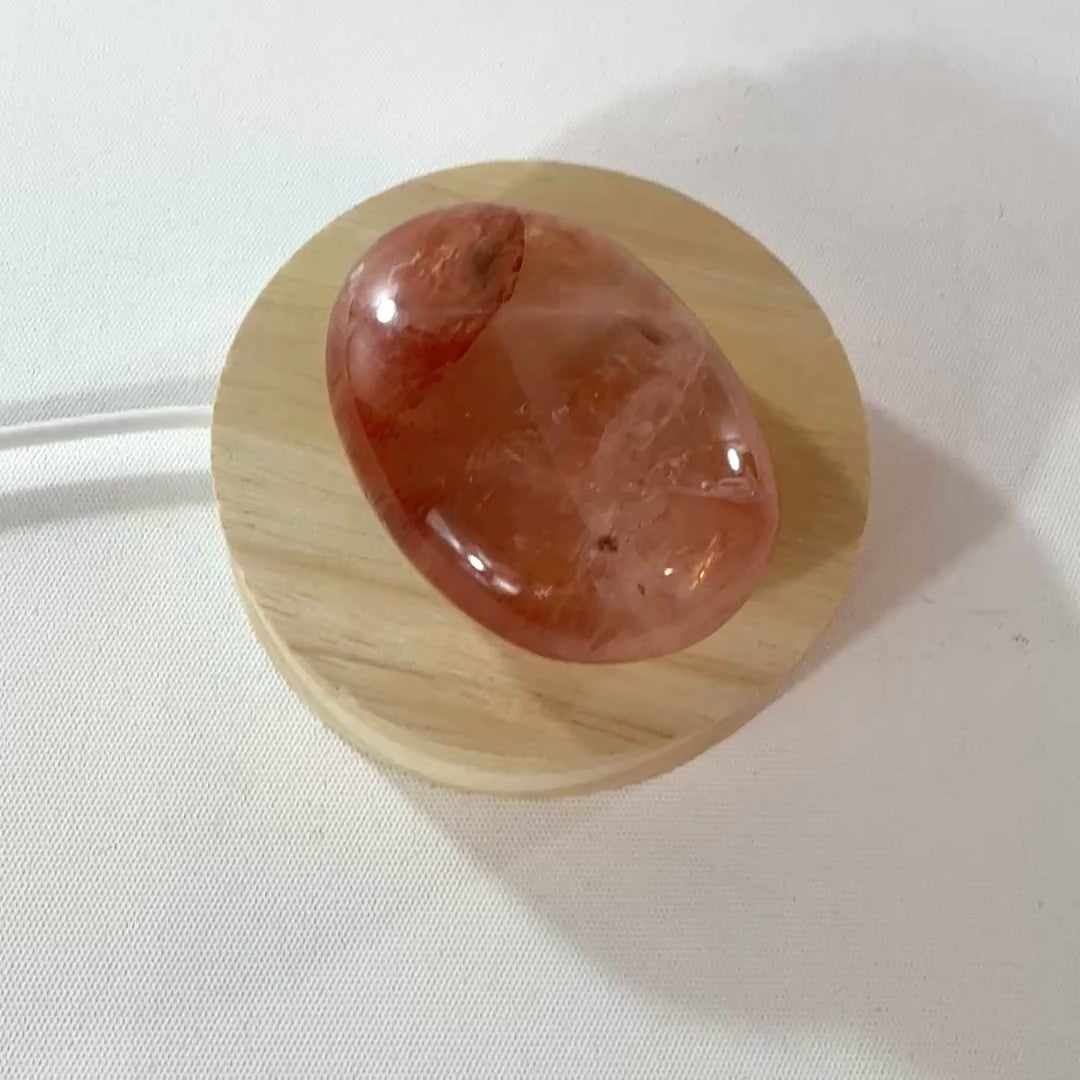 Fire quartz crystal lamp | ASH&STONE Crystal Shop Auckland NZ