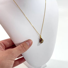 Load and play video in Gallery viewer, Garnet crystal pendant necklace | ASH&amp;STONE Crystal Jewellery Shop Auckland NZ
