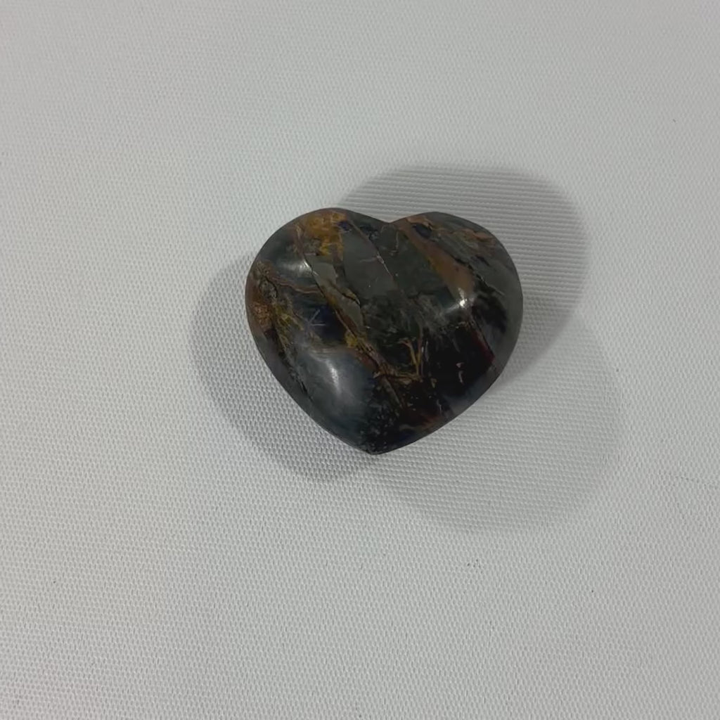 Small Blue Opal Heart. Free express shipping. Buy online from ASH&STONE Auckland NZ. AfterPay available.