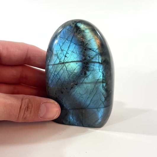 Labradorite polished crystal free form | ASH&STONE Crystal Shop Auckland NZ