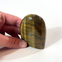 Load and play video in Gallery viewer, Tigers eye polished crystal free form | ASH&amp;STONE Crystals Shop Auckland NZ
