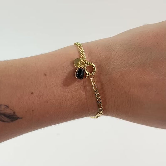 Bespoke NZ-made black tourmaline crystal bracelet  | ASH&STONE Crystal Jewellery Shop Auckland NZ