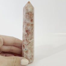 Load and play video in Gallery viewer, Sunstone polished crystal tower | ASH&amp;STONE Crystals Shop Auckland NZ
