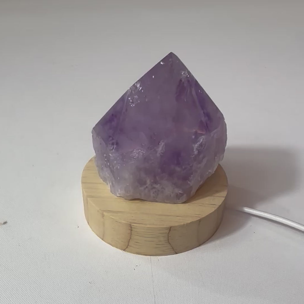 Amethyst crystal lamp | ASH&STONE Auckland Crystal Shop  NZ