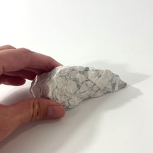 Load and play video in Gallery viewer, Howlite crystal chunk with cut base | ASH&amp;STONE Crystals Shop Auckland NZ
