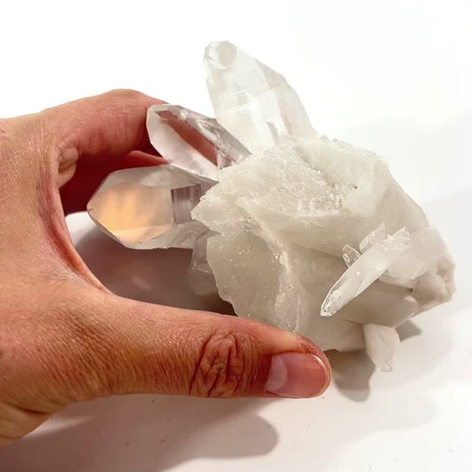 Clear quartz crystal cluster | ASH&STONE Crystal Shop Auckland NZ