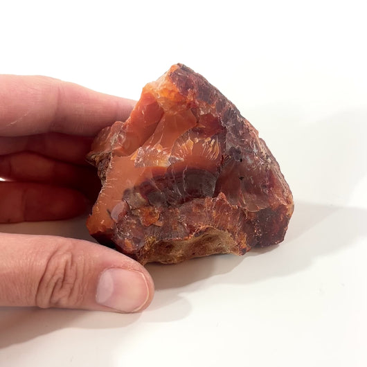 Carnelian raw crystal chunk | ASH&STONE Crystals Shop Auckland NZ