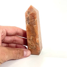 Load and play video in Gallery viewer, Peach moonstone crystal tower | ASH&amp;STONE Crystals Shop Auckland NZ
