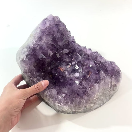 Large amethyst crystal cluster 9.53kg | ASH&STONE Crystal Shop Auckland 