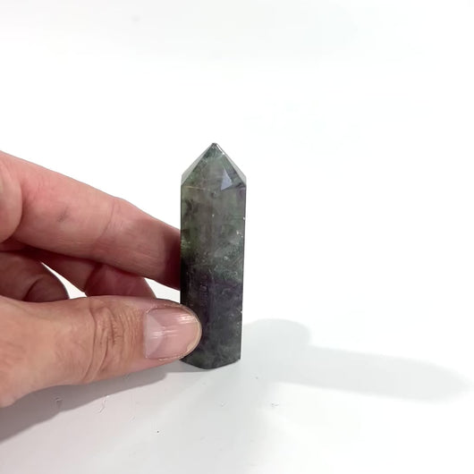 Fluorite polished crystal generator | ASH&STONE Crystal Shop Auckland NZ