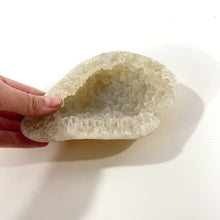 Load and play video in Gallery viewer, Agate crystal geode half | ASH&amp;STONE Crystals Shop Auckland NZ
