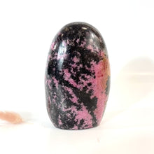 Load and play video in Gallery viewer, Rhodonite polished crystal free form | ASH&amp;STONE Crystals Shop Auckland NZ
