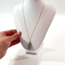 Load and play video in Gallery viewer, Bespoke NZ-made kyanite crystal pendant necklace | ASH&amp;STONE Crystal Jewellery Shop Auckland NZ
