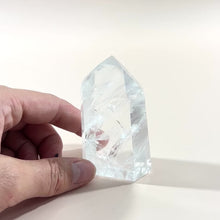 Load and play video in Gallery viewer, AA-Grade clear quartz polished crystal point | ASH&amp;STONE Crystal Shop Auckland NZ
