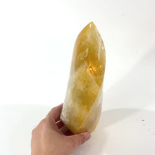 Load and play video in Gallery viewer, High grade large golden healer crystal flame 3.7kg | ASH&amp;STONE Crystal Shop Auckland NZ
