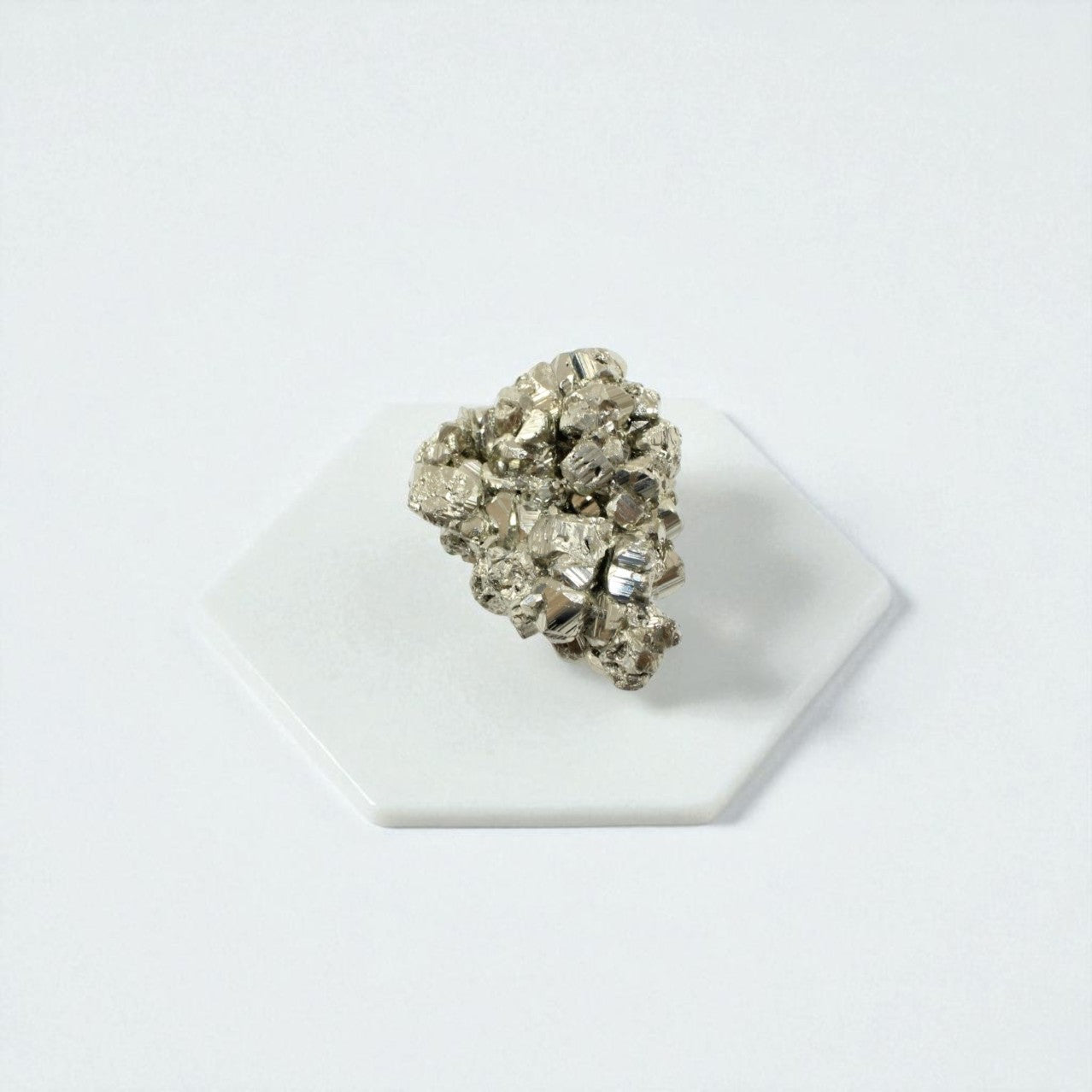 Pyrite Cluster from Peru. Attract success. Free express shipping. Buy Pyrite crystals online from ASH&STONE Auckland crystal shop. AfterPay available.