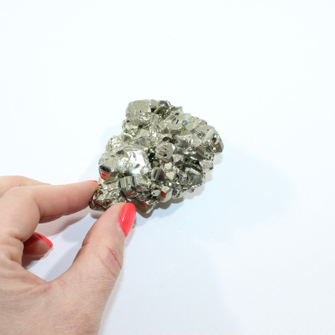 Pyrite Cluster from Peru. Attract success. Free express shipping. Buy Pyrite crystals online from ASH&STONE Auckland crystal shop. AfterPay available.