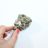 Pyrite Cluster from Peru. Attract success. Free express shipping. Buy Pyrite crystals online from ASH&STONE Auckland crystal shop. AfterPay available.