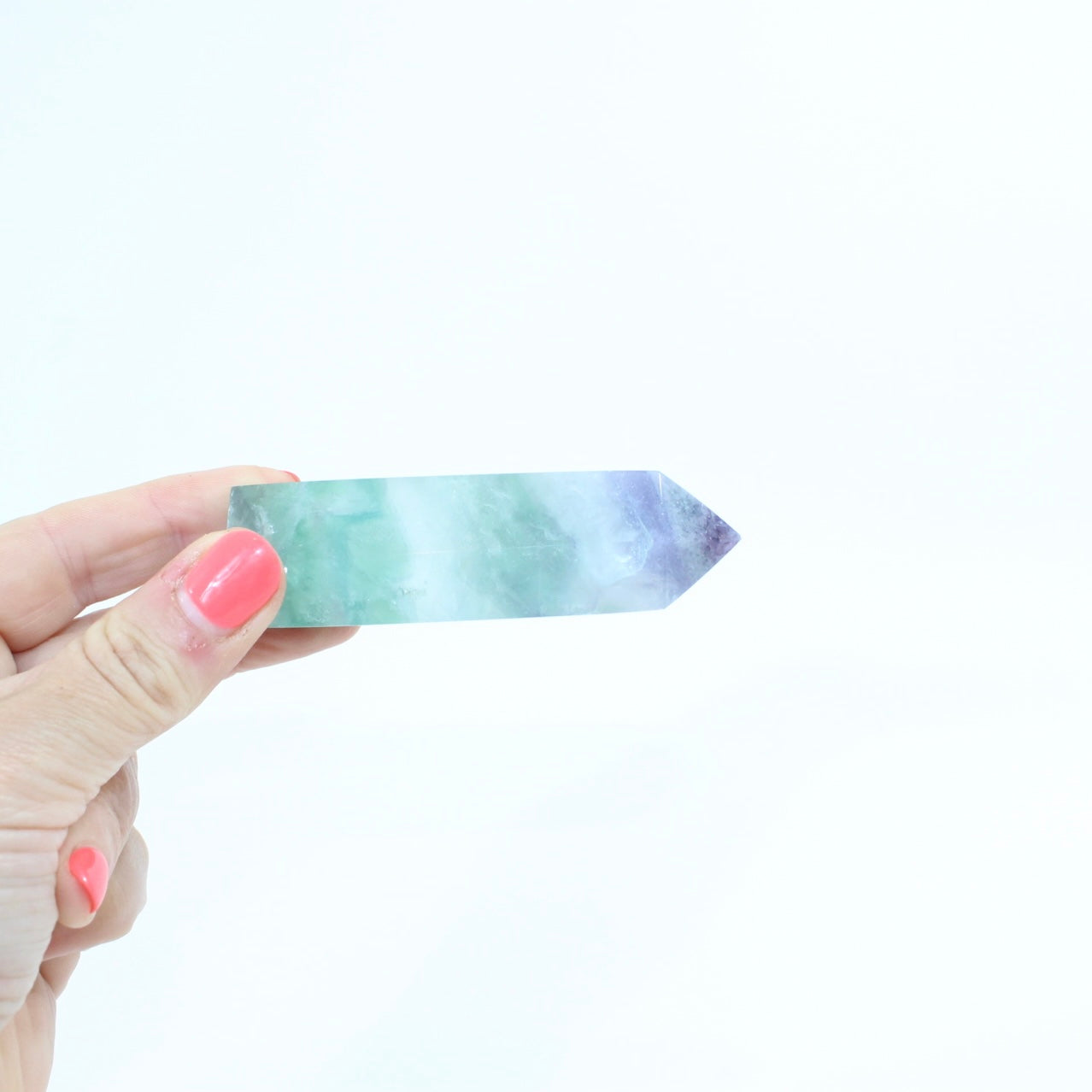 Rainbow Fluorite Crystal Tower. Free express shipping. Shop for crystals online from ASH&STONE Auckland NZ. AfterPay available.