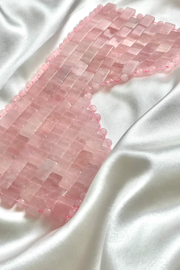 Rose quartz crystal eye mask | ASH&STONE