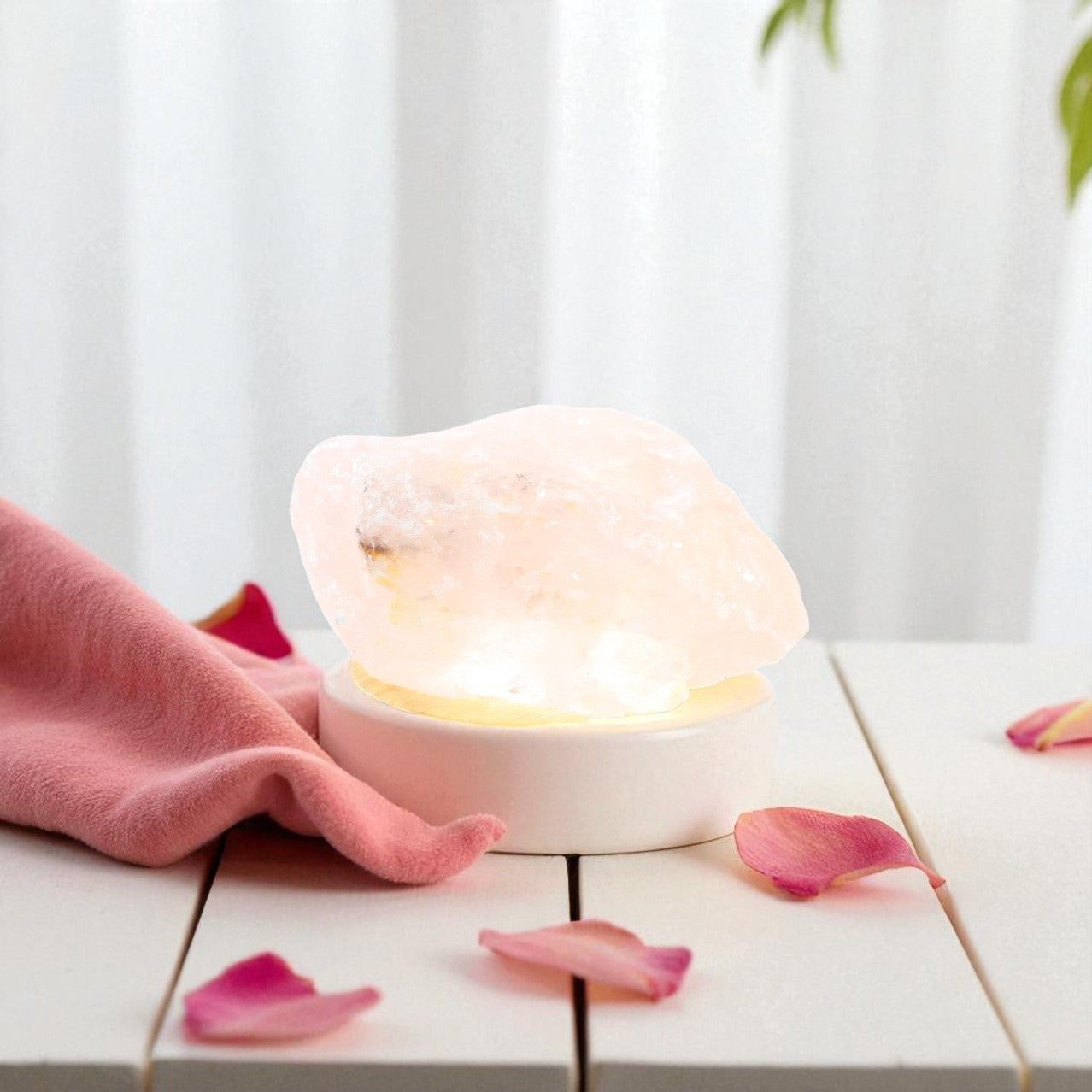 Rose Quartz Crystal Lamp | ASH&STONE Crystal Shop Auckland  Free express shipping. Shop online. AfterPay available. 