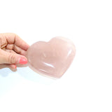 Rose Quartz Heart crystal | ASH & STONE for premium rose quartz crystals online. 