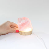 Rose Quartz Crystal Lamp | ASH&STONE Crystal Jewellery Shop Auckland NZ