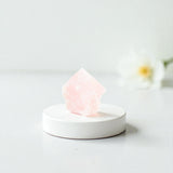 Rose Quartz Crystal Point | ASH & STONE premium crystals online. Free express shipping  NZ wide 