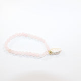 Rose Quartz & Fresh water pearl Crystal Bracelet | ASH & STONE for crystal jewellery, Free express shipping