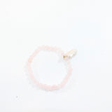 Rose Quartz & Fresh water pearl Crystal Bracelet | ASH & STONE for crystal jewellery, Free express shipping