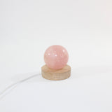 Rose Quartz Sphere Crystal Lamp | ASH & STONE. Premium crystals online. Free express shipping NZ wide 