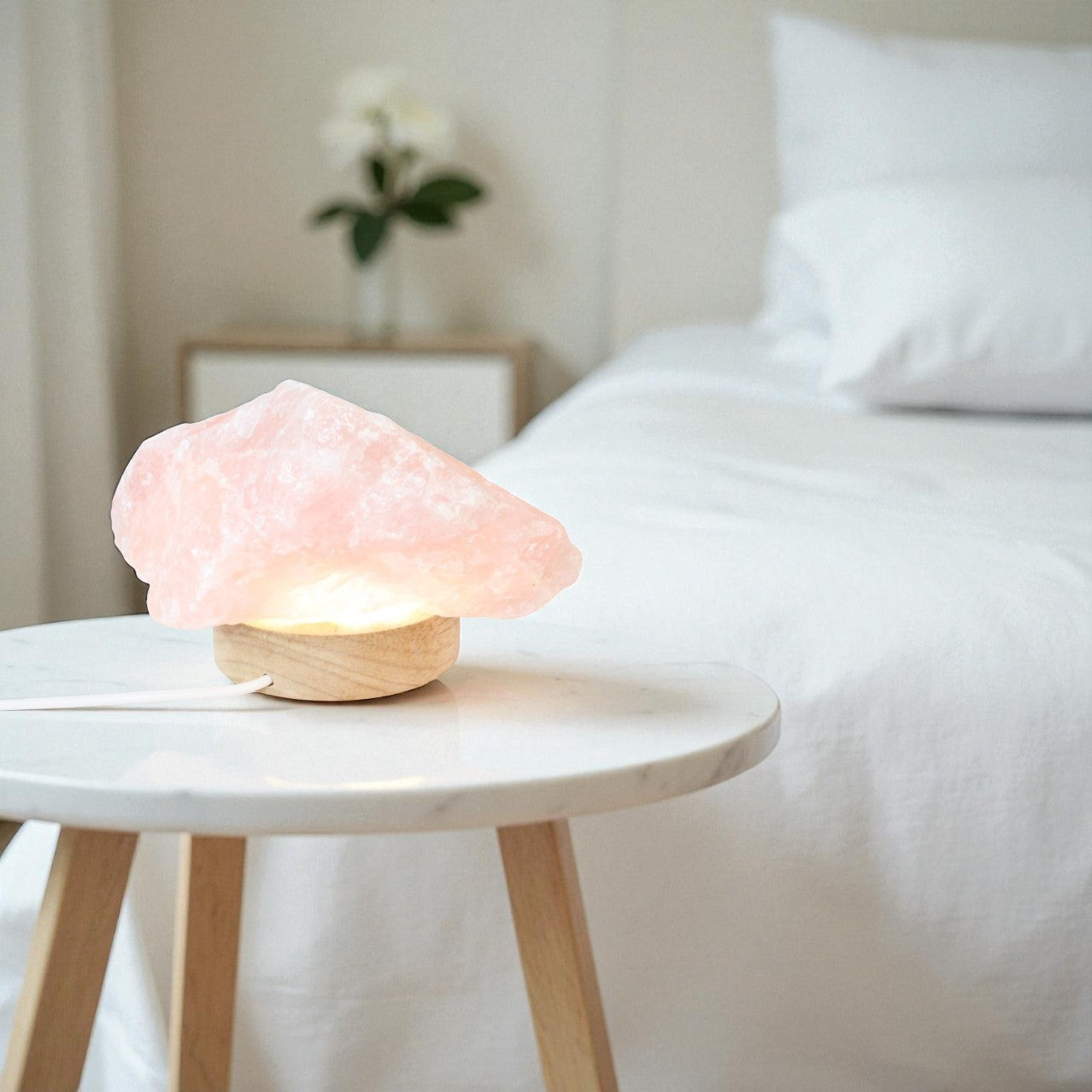 Rose Quartz Crystal Lamp. Free express shipping. Shop online for premium crystals from ASH&STONE Crystal Shop Auckland NZ. AfterPay available. 