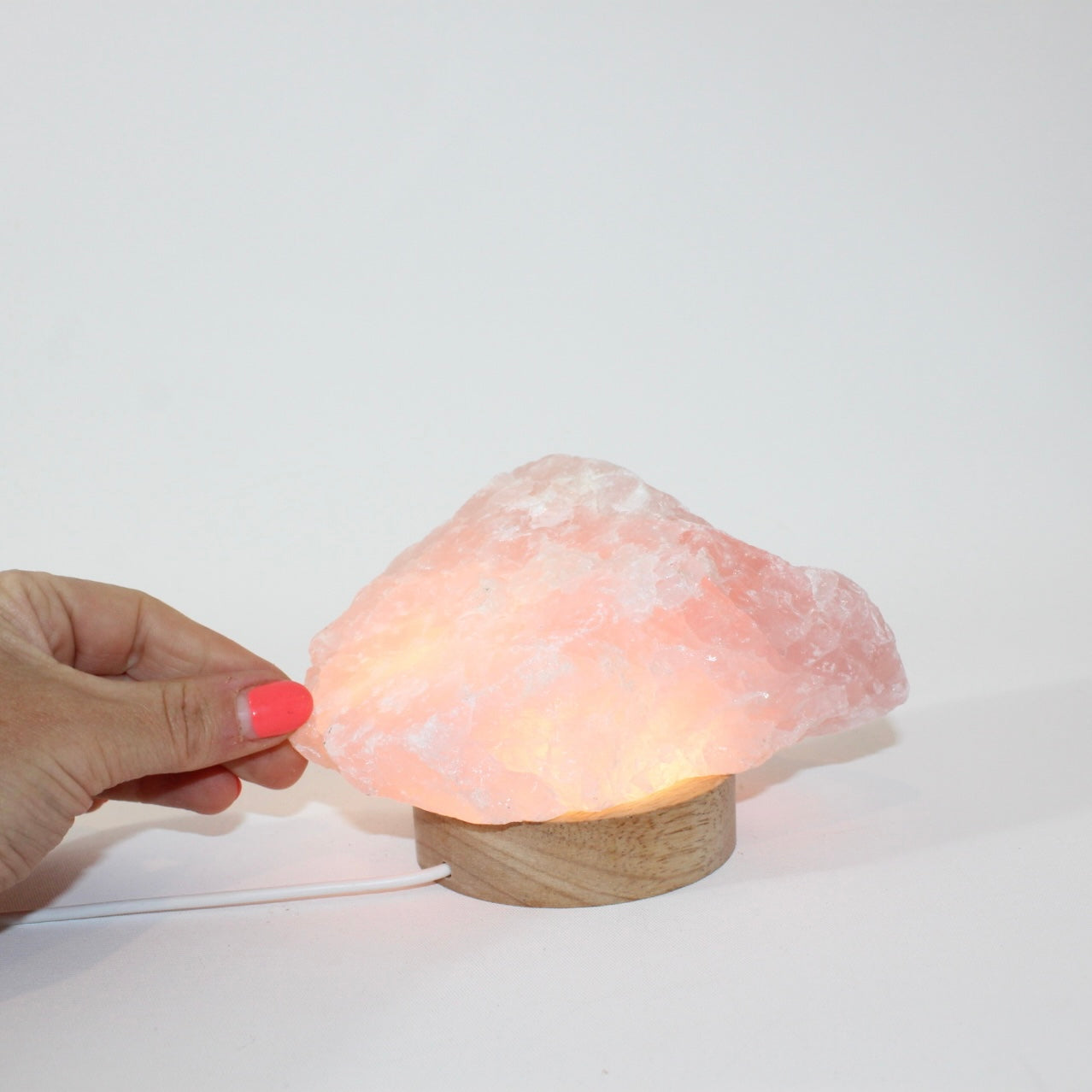 Rose Quartz Crystal Lamp. Free express shipping. Shop online for premium crystals from ASH&STONE Crystal Shop Auckland NZ. AfterPay available. 