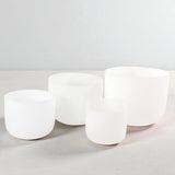 Set of 4 Singing bowls | ASH & STONE buy crystal singing sound bowls NZ