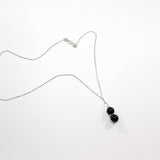 Bespoke NZ Hand made Shungite Stirling silver necklace | ASH & STONE CRYSTAL SHOP AUCKLAND NZ