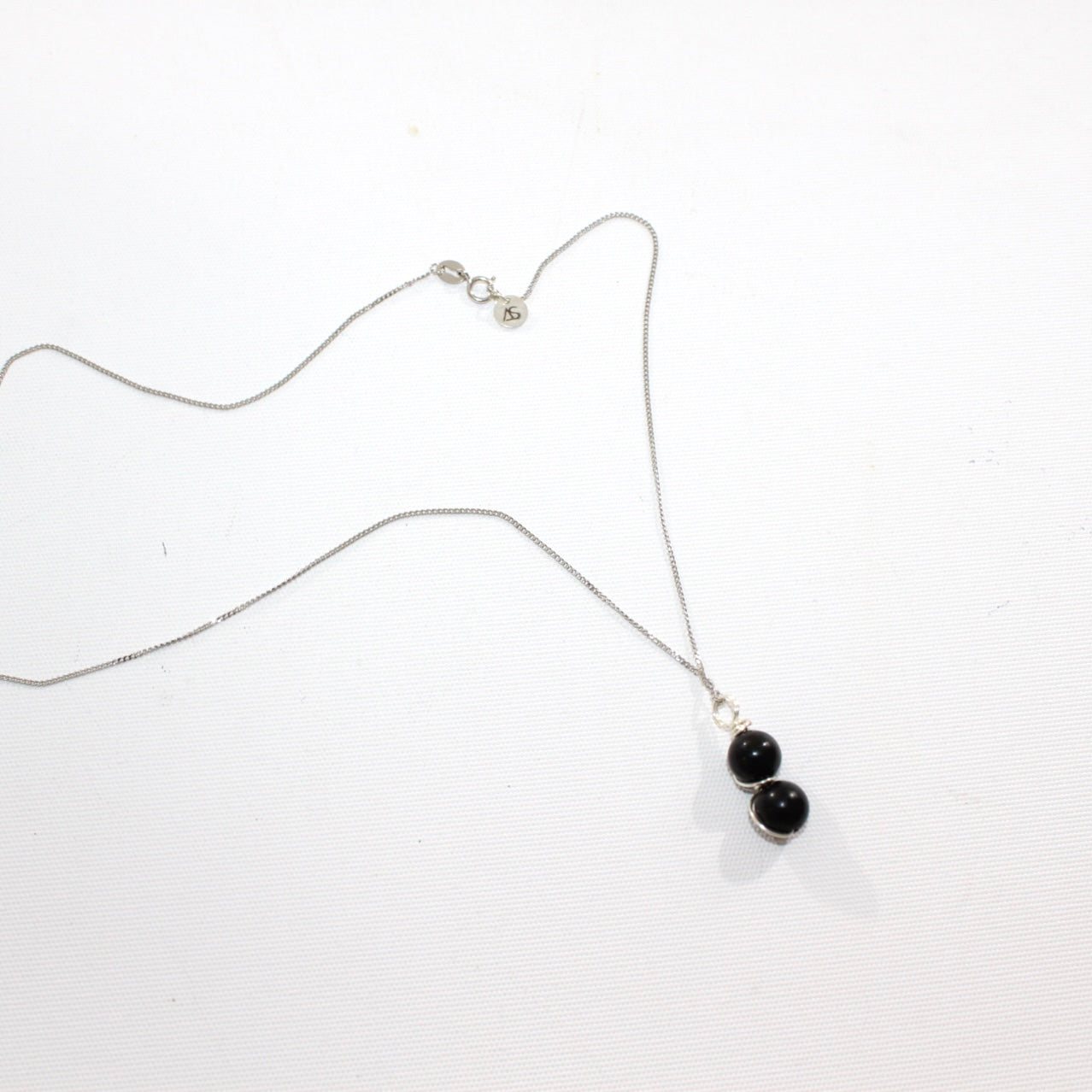 Bespoke NZ Hand made Shungite Stirling silver necklace | ASH & STONE CRYSTAL SHOP AUCKLAND NZ
