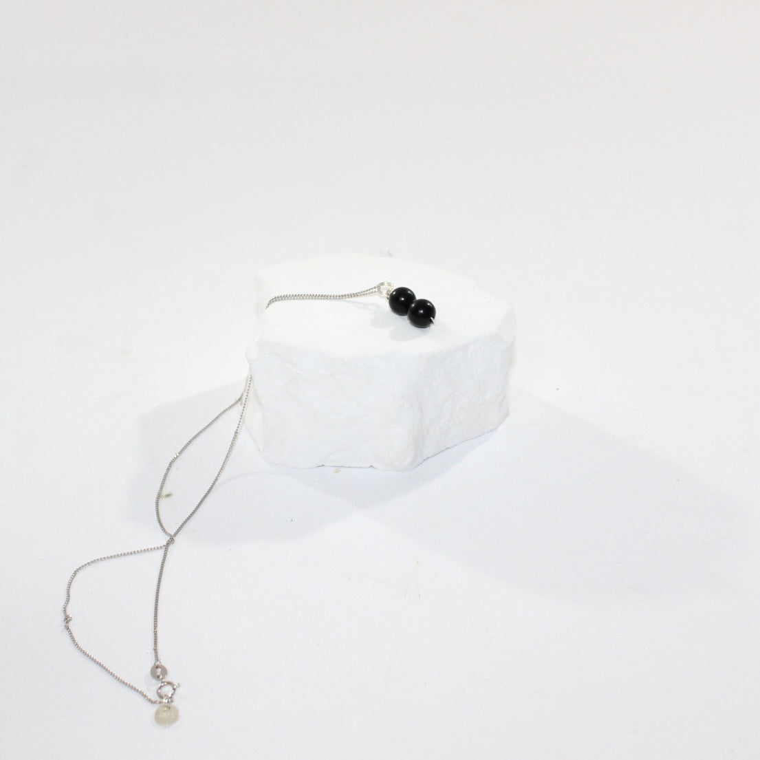 Bespoke NZ Hand made Shungite Stirling silver necklace | ASH & STONE CRYSTAL SHOP AUCKLAND NZ