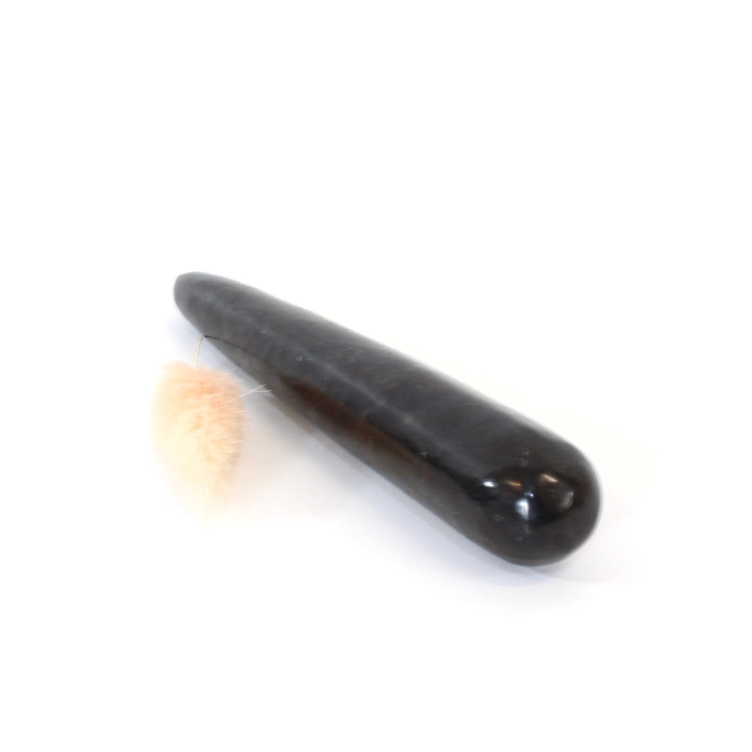 Shungite polished crystal point | ASH&STONE Crystals Shop Auckland NZ